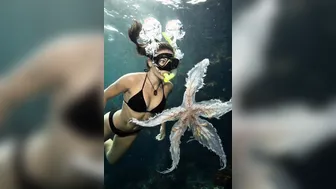 Dangerous contact underwater