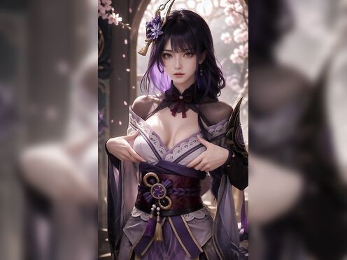 Raiden shogun titty drop