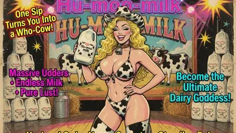 Hu-moo milk (Expansion, Bimbofication, Hucow, Lactation)