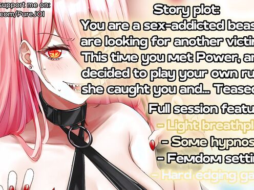 Power caught you at night to play with your addictions! (Femdom JOI)