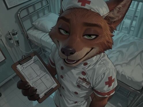 Nick Wilde at the Horse Hospital