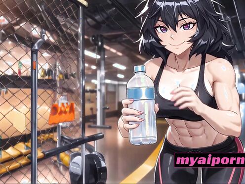 Naughty Anime Kira Wants My Cock After Her Gym Session