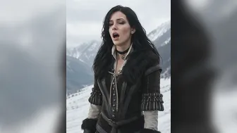 Fake AI Yennefer of Vengerberg from The Witcher 3 Cum Dump