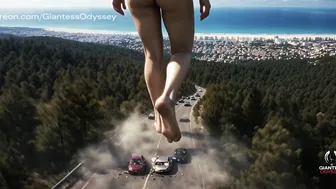 Scarlet Becomes a Giantess and Crushes the Two Bitches She Hates