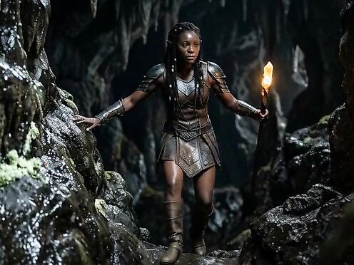 Elf in Troll Cave