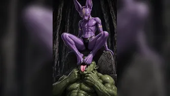 Orc Worships Beerus’s Feet