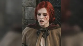 Fake AI Triss Merigold from The Witcher 3 Blacked