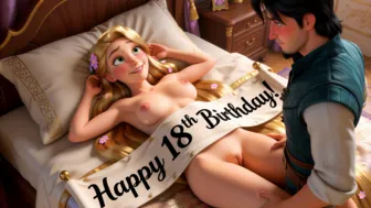 Rapunzel turns 18 and loses her virginity