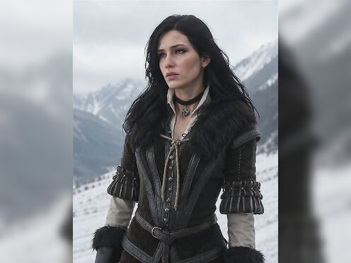 Fake AI Yennefer of Vengerberg from The Witcher 3 BBC Worship