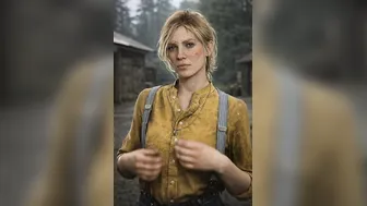 Fake AI Sadie Adler from Red Dead Redemption 2 Tit Reveal