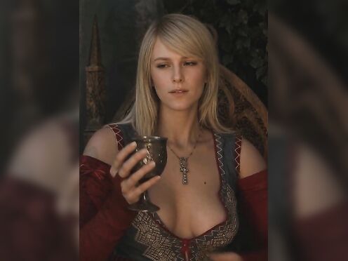 Fake AI Keira Metz from The Witcher 3 Tit Reveal
