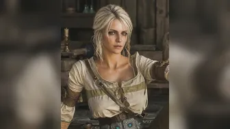 Fake AI Ciri from The Witcher 3 BBC Worship
