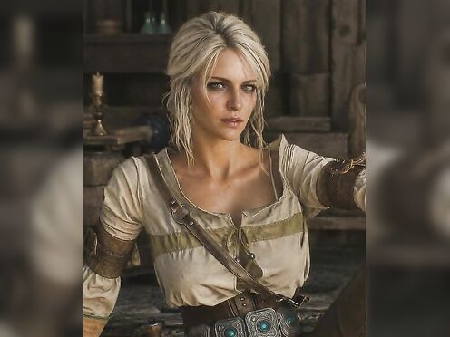 Fake AI Ciri from The Witcher 3 BBC Worship