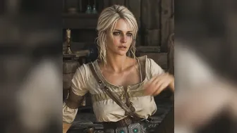 Fake AI Ciri from The Witcher 3 Tit Reveal