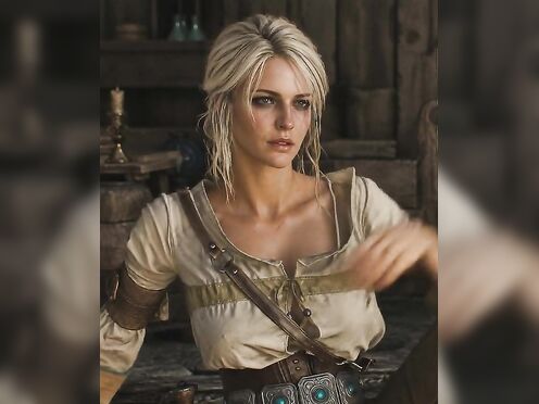 Fake AI Ciri from The Witcher 3 Tit Reveal