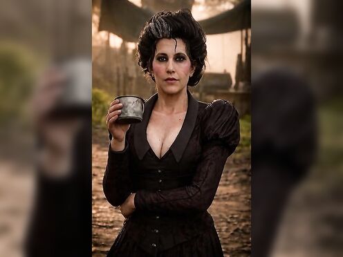 Fake AI Susan Grimshaw from Red Dead Redemption 2 Tit Reveal
