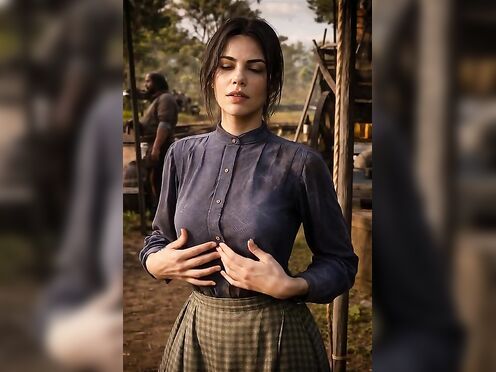 Fake AI Abigail Roberts from Red Dead Redemption 2 Tit Reveal