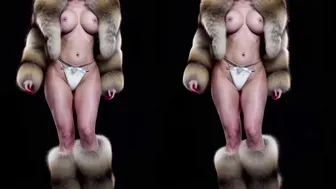 Oboro in Fur Coat Wants Your Cum! -SBS 3D