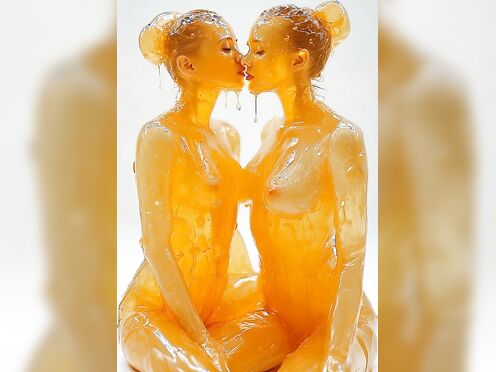 Honey Girls kissing