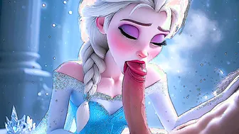 Frozen Queen Elsa Blowjob