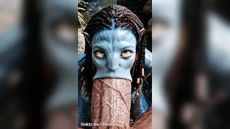 Neytiri huge dick deepthroat