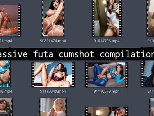 Futa cumshot compilation