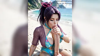Futa Psylocke sucks her own cock (Breezy Butterfly skin) [AiEroticaWorks]