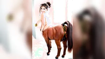 Gorgeous Busty Centaur Woman