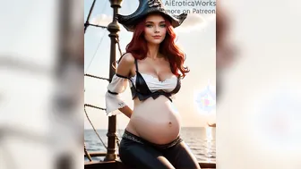 Preggo Miss Fortune Pregnancy progression / Belly inflation (League Of Legends)