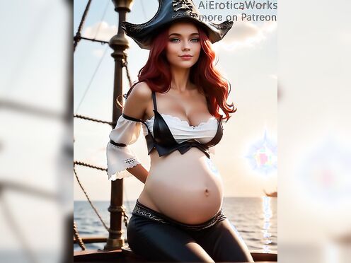 Preggo Miss Fortune Pregnancy progression / Belly inflation (League Of Legends)