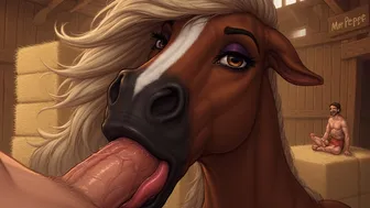 mare deepthroat