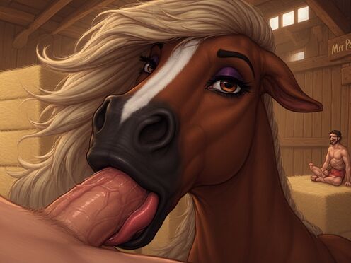 mare deepthroat
