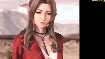 aerith strip and fondle