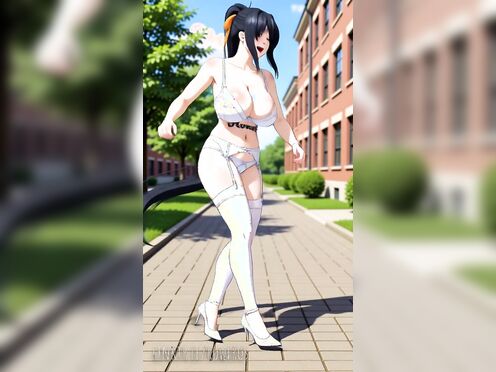 Akeno himejima dancing