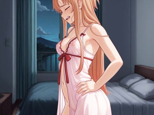 Asuna Futanari Monster Girl Transformation
