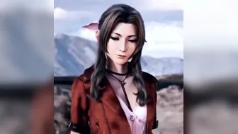 Aerith dirty talk, playing with tits and HJ