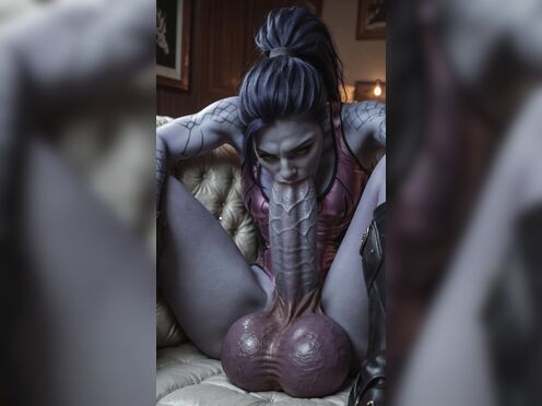 Widowmaker autofellatio loop