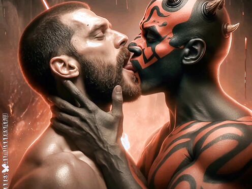 Darth Maul kiss