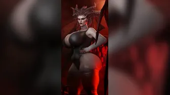 Lilith Bending over