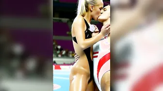 Slut olympics lesbian kissing