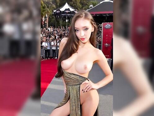 topless red carpet princess