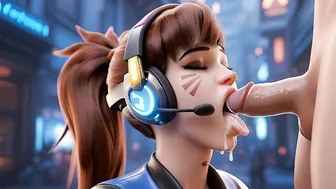 Dva Cummed On Mouth