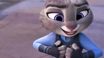 Judy hops flashing and getting grabbed