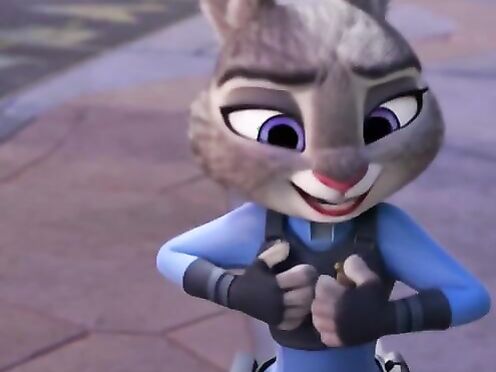 Judy hops flashing and getting grabbed
