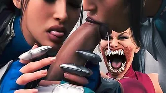 two Kitanas making Mileena Jealous