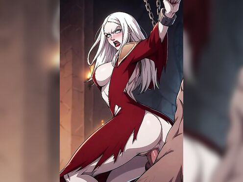 Carmilla the Red taking her punishment