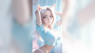 Catgirl is having sex