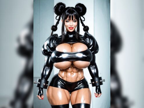 Muscle Mistress series...Clean MY Latex subby...