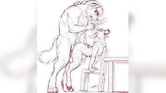 Zaush canine and deer i2v animated
