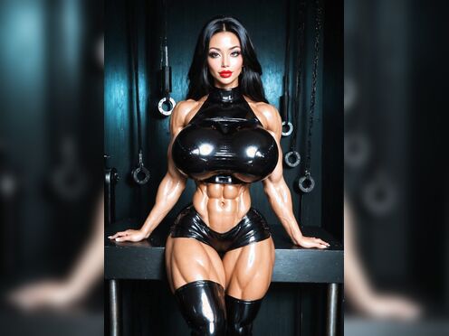 Muscle Mistress series..."A good submissive knows their place"...